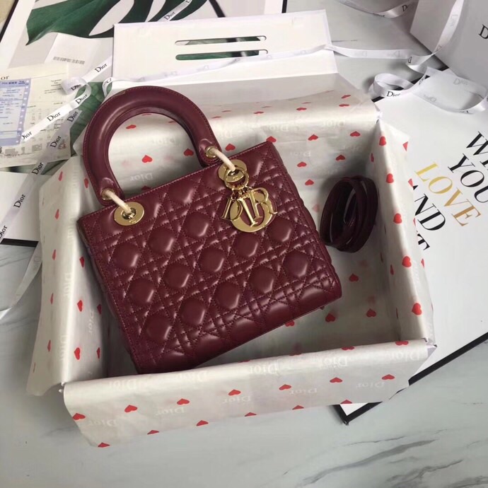 LADY DIOR LAMBSKIN BAG