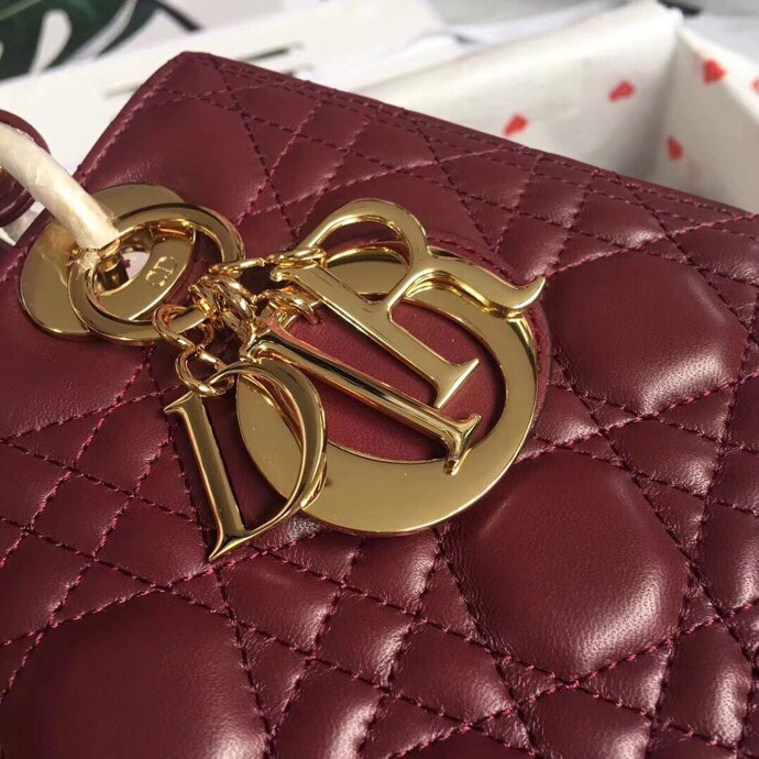 LADY DIOR LAMBSKIN BAG