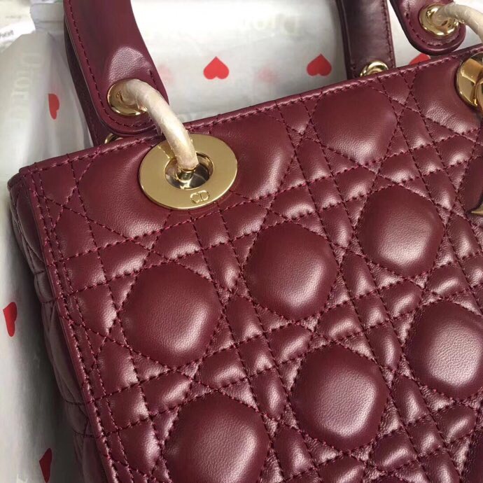 LADY DIOR LAMBSKIN BAG