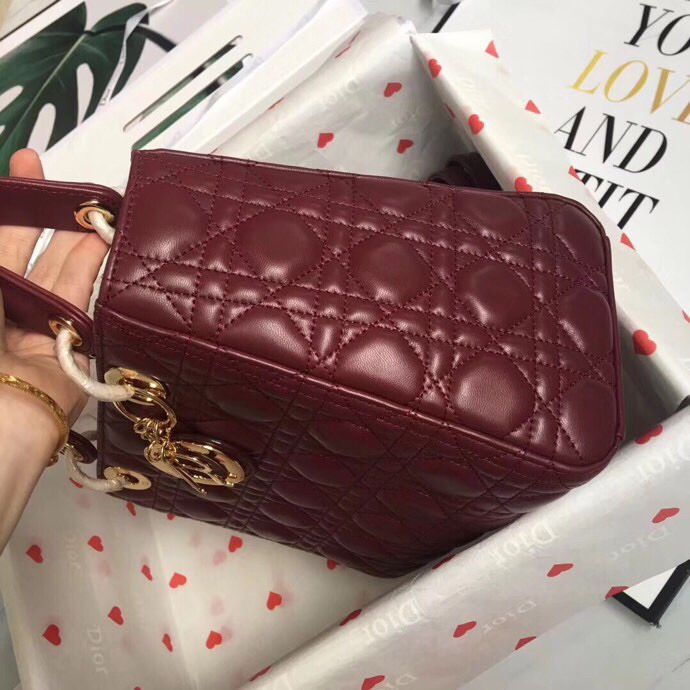 LADY DIOR LAMBSKIN BAG