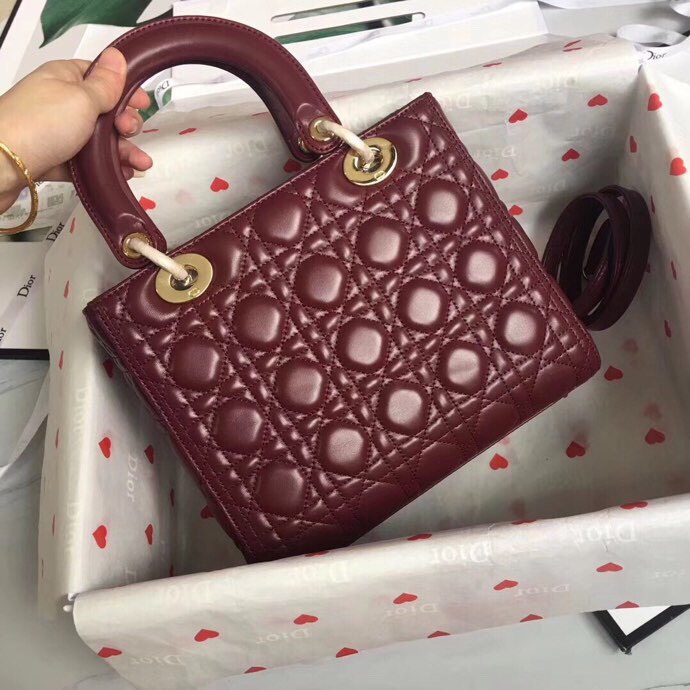 LADY DIOR LAMBSKIN BAG