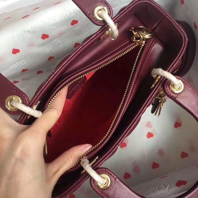 LADY DIOR LAMBSKIN BAG