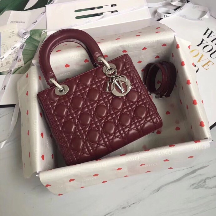 LADY DIOR LAMBSKIN BAG