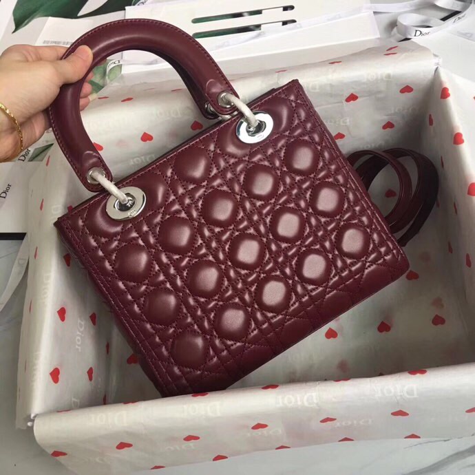 LADY DIOR LAMBSKIN BAG