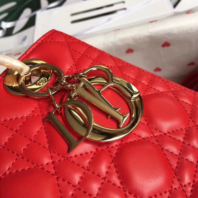 LADY DIOR LAMBSKIN BAG
