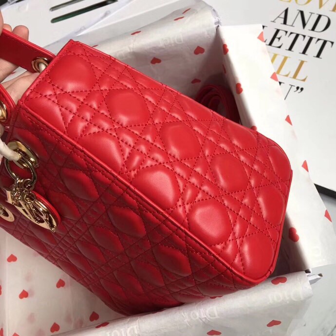 LADY DIOR LAMBSKIN BAG