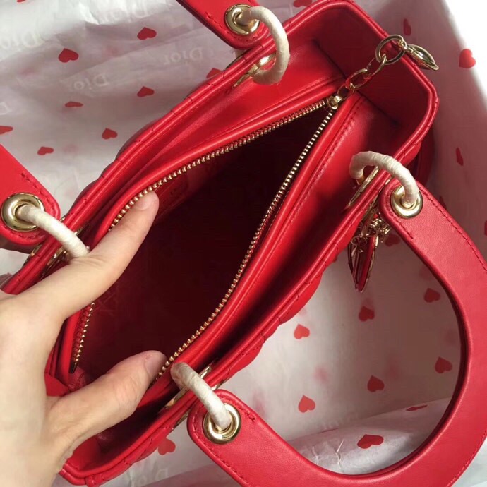 LADY DIOR LAMBSKIN BAG