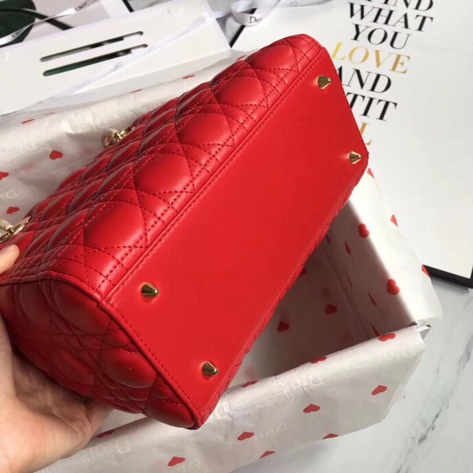 LADY DIOR LAMBSKIN BAG