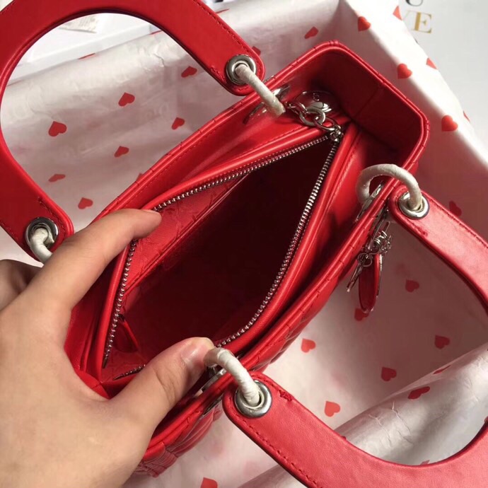 LADY DIOR LAMBSKIN BAG