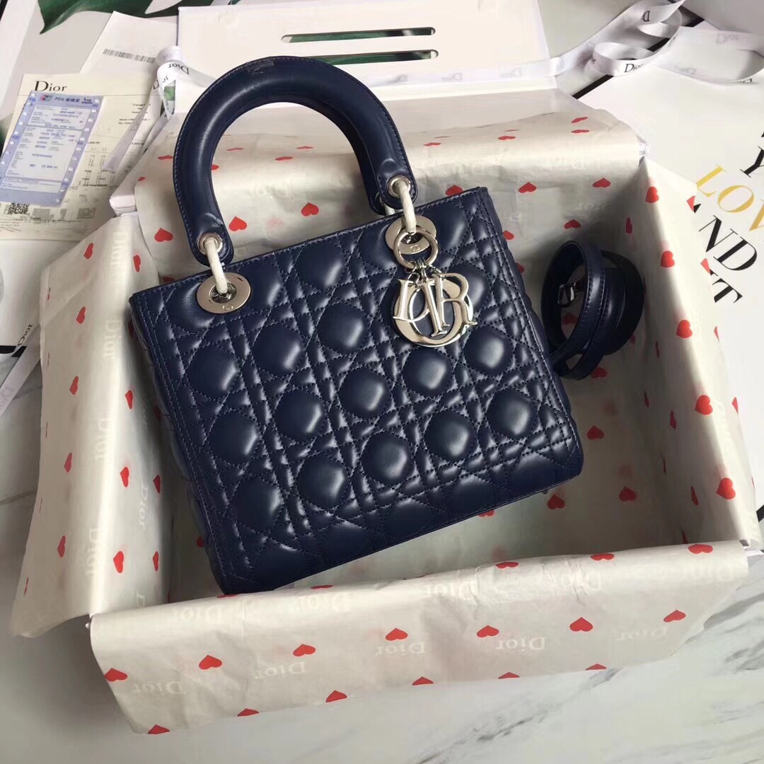 LADY DIOR LAMBSKIN BAG