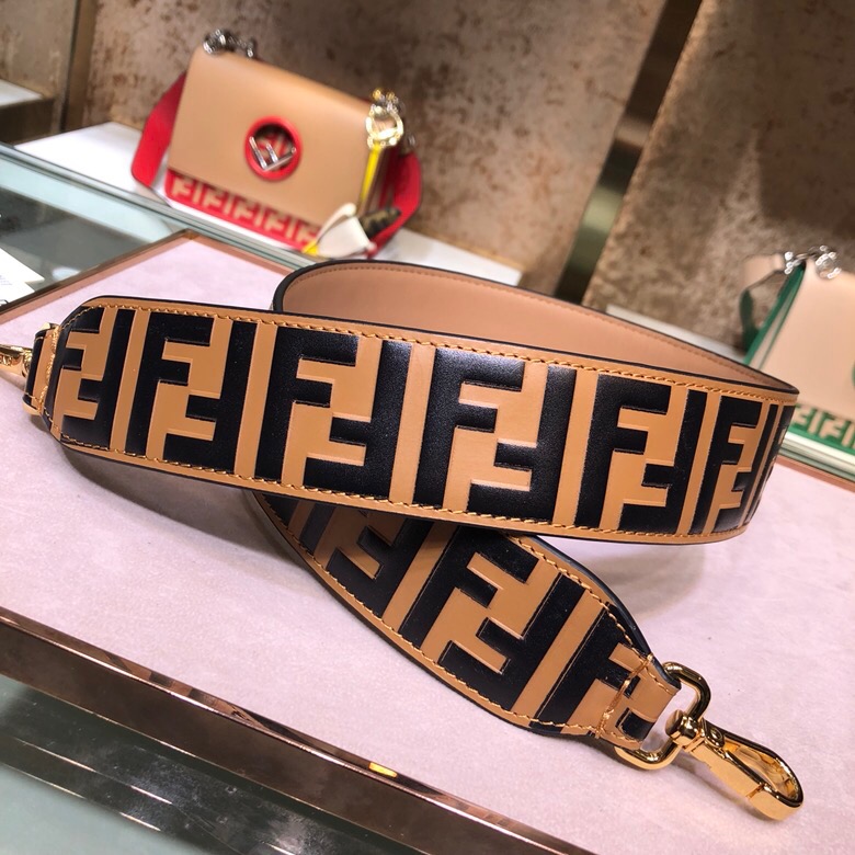 STRAP YOU, Leather shoulder strap, FENDI BAG ACCESSOIRES