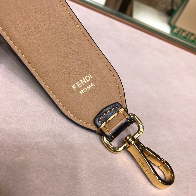 STRAP YOU, Leather shoulder strap, FENDI BAG ACCESSOIRES