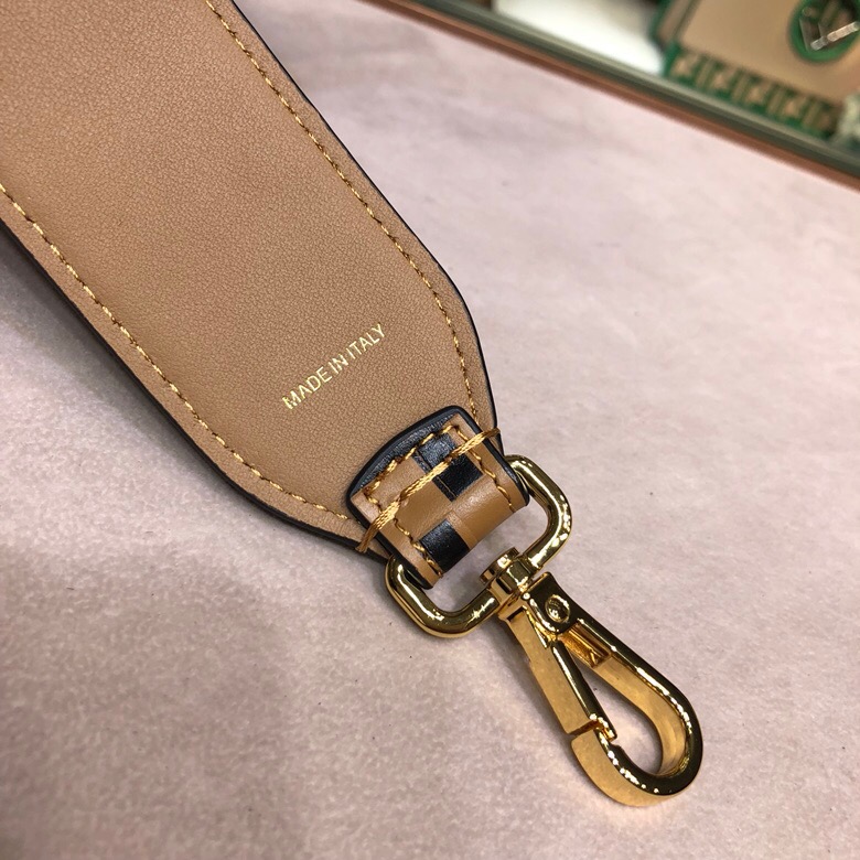 STRAP YOU, Leather shoulder strap, FENDI BAG ACCESSOIRES