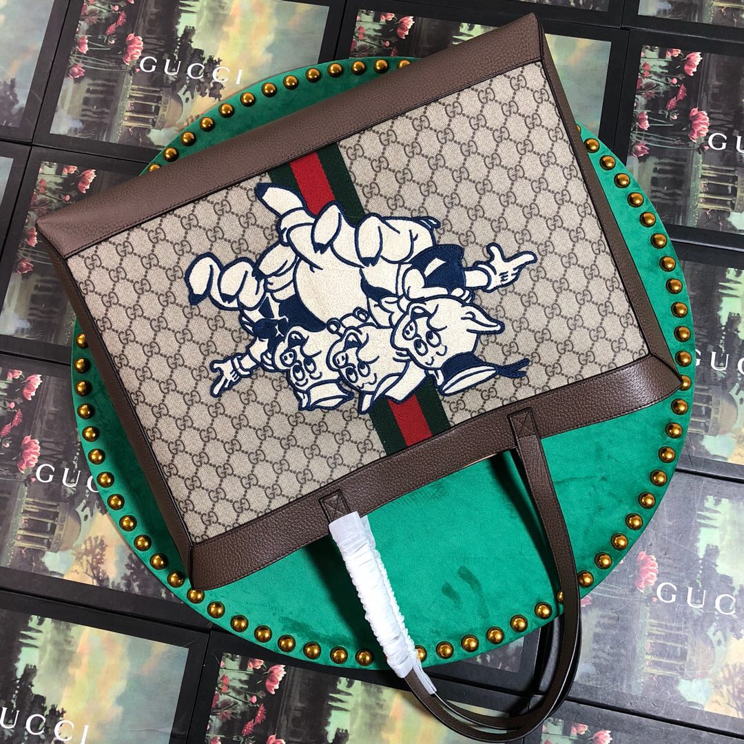 ‎547947 Ophidia GG tote with Three Little Pigs, GUCCI BAG CHINESE NEW YEAR
