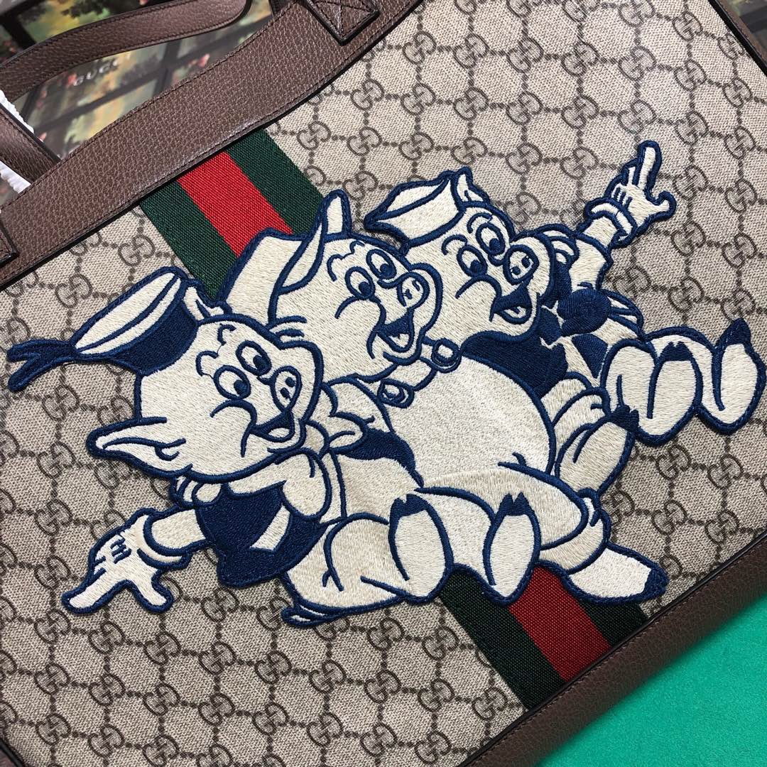 ‎547947 Ophidia GG tote with Three Little Pigs, GUCCI BAG CHINESE NEW YEAR