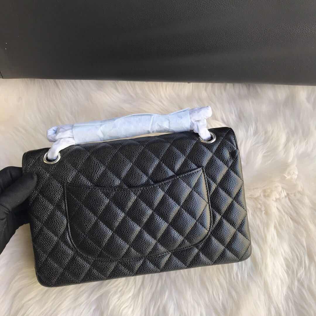 A1112, Chanel Classic Handbag & Cross Body Bag, Grained Calfskin