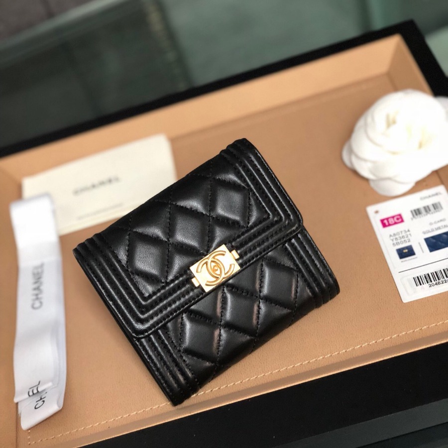 A81996 Boy chanel small flap wallet, Chanel Wallet