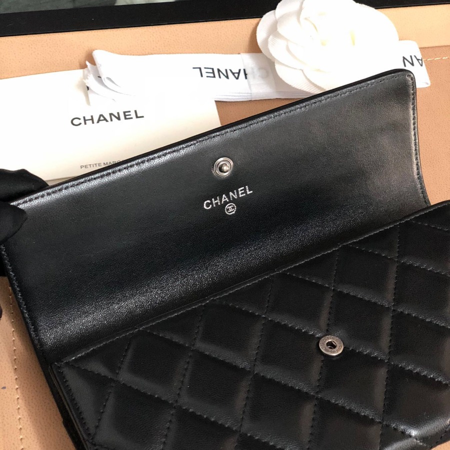 A80286 BOY CHANEL Flap Wallet, Lambskin, Chanel Wallet