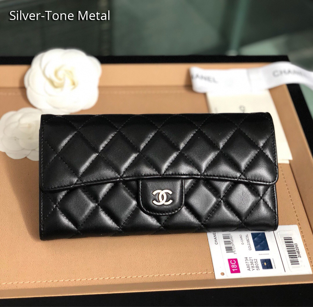 Classic long flap wallet, Chanel Wallet