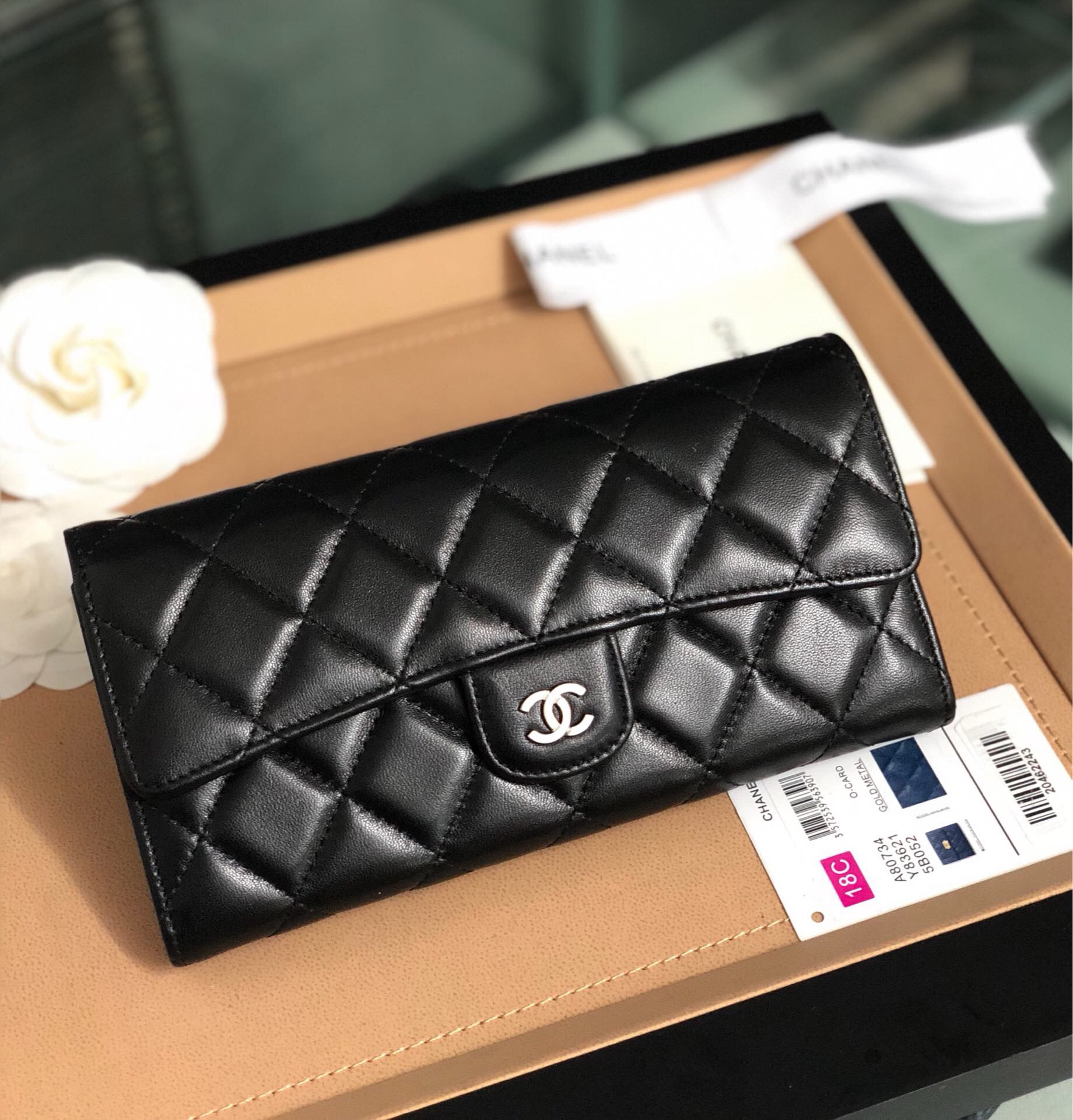 Classic long flap wallet, Chanel Wallet