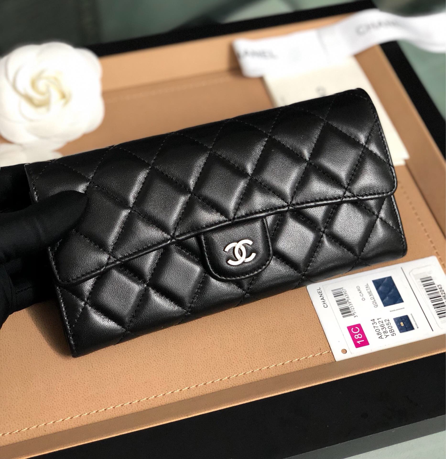 Classic long flap wallet, Chanel Wallet