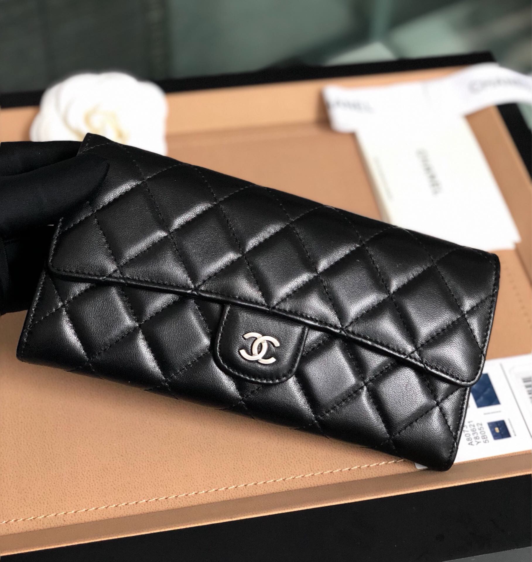Classic long flap wallet, Chanel Wallet