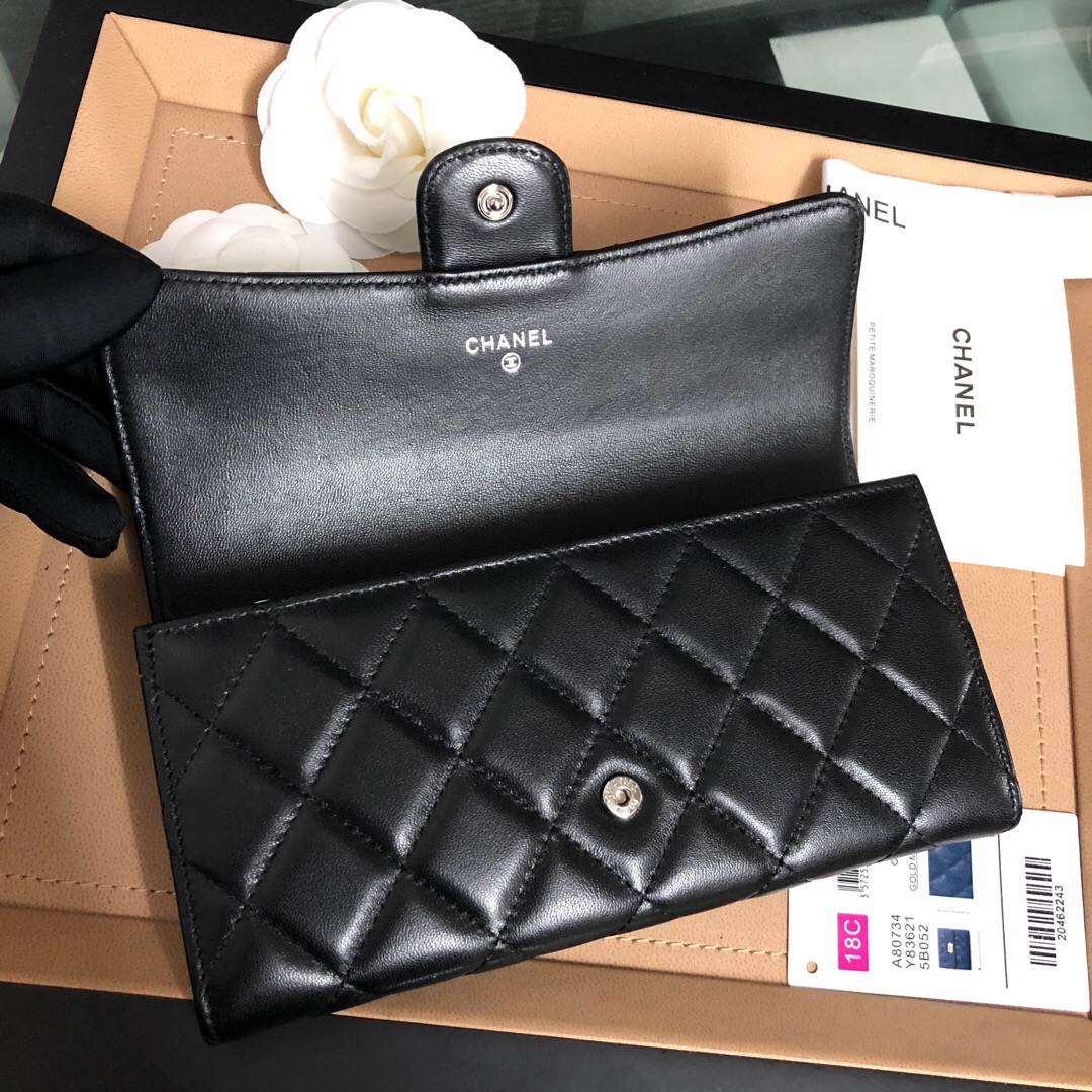 Classic long flap wallet, Chanel Wallet
