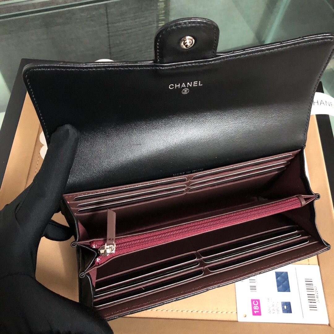Classic long flap wallet, Chanel Wallet