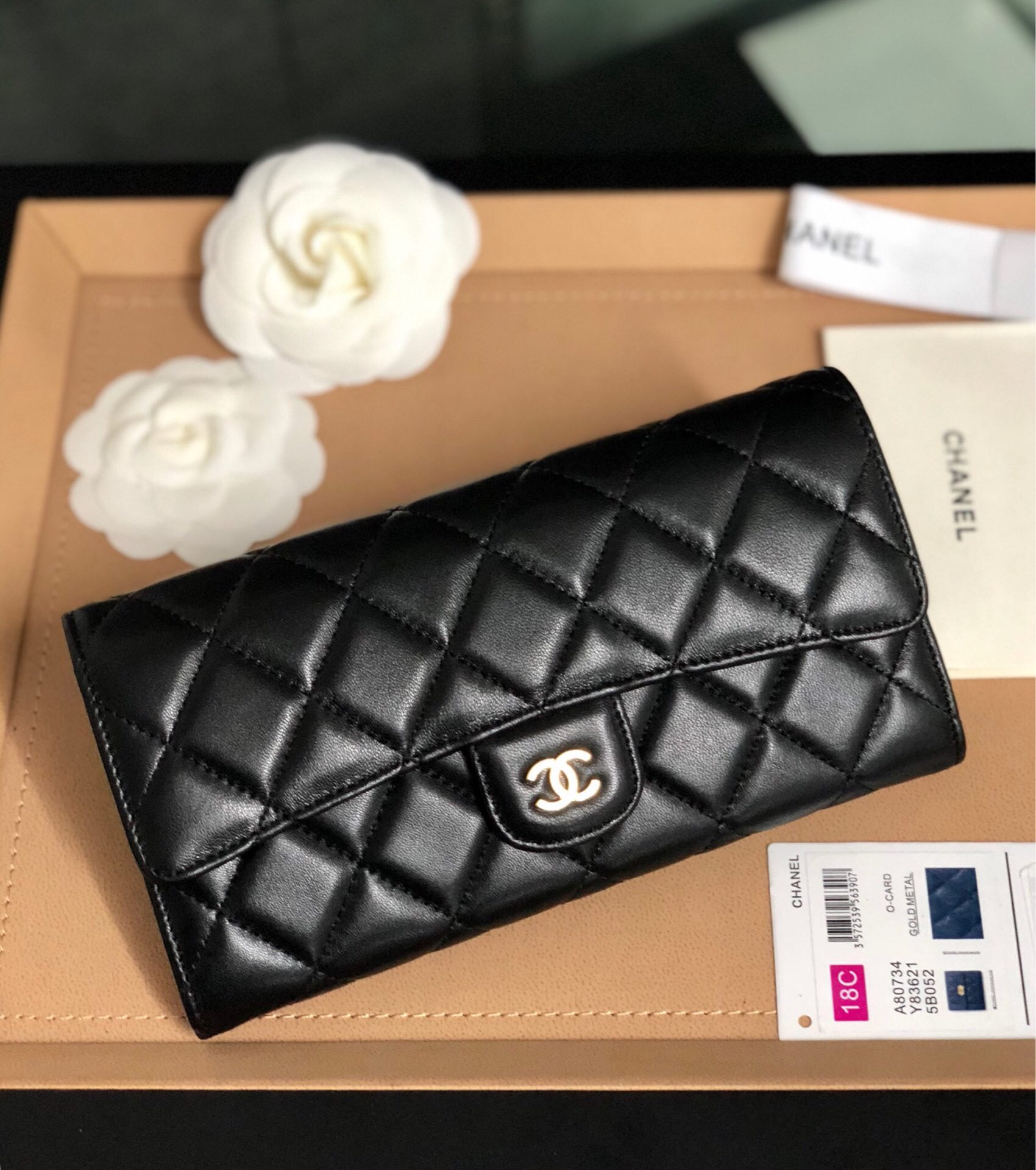 Classic long flap wallet, Chanel Wallet