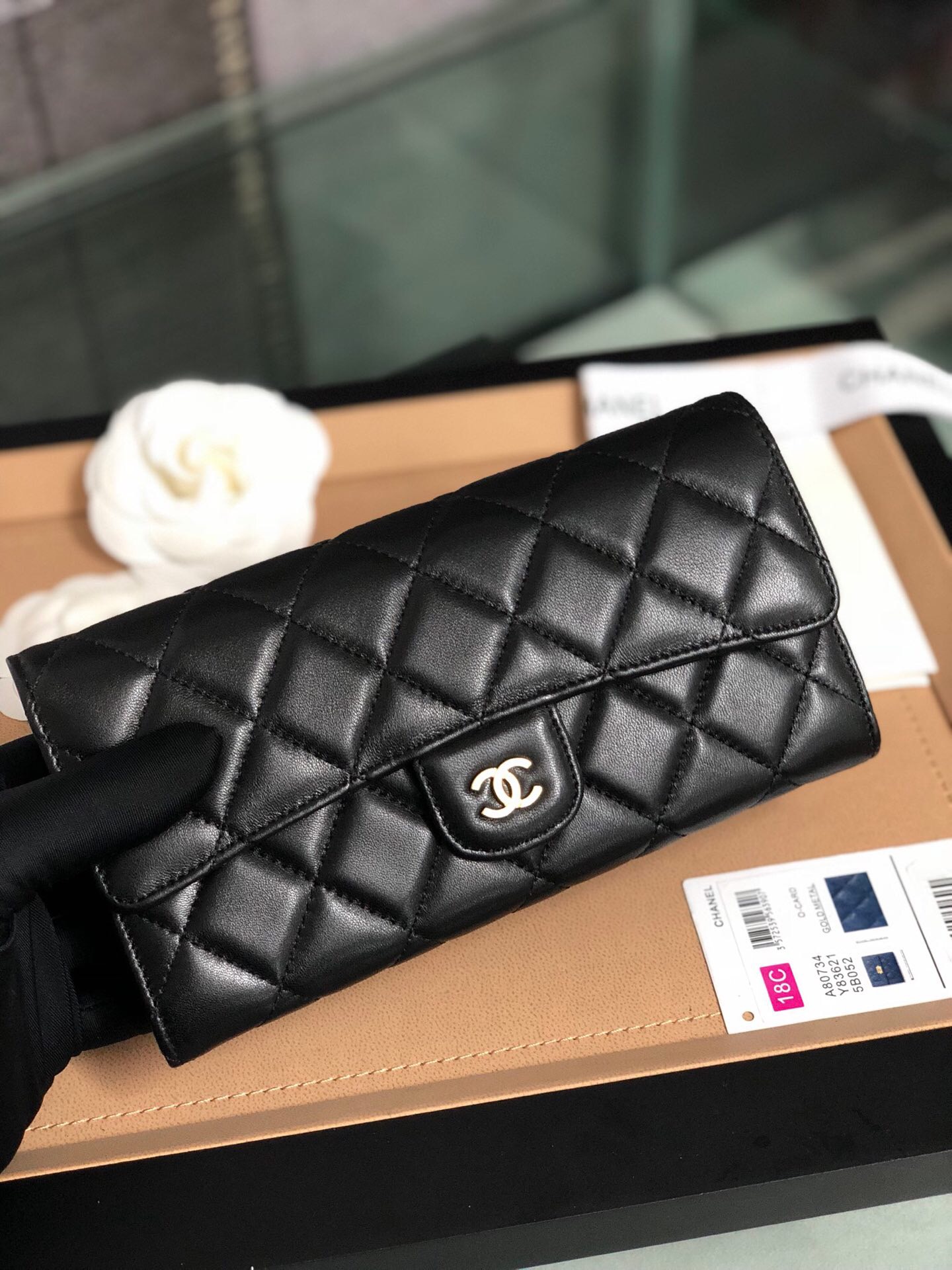 Classic long flap wallet, Chanel Wallet