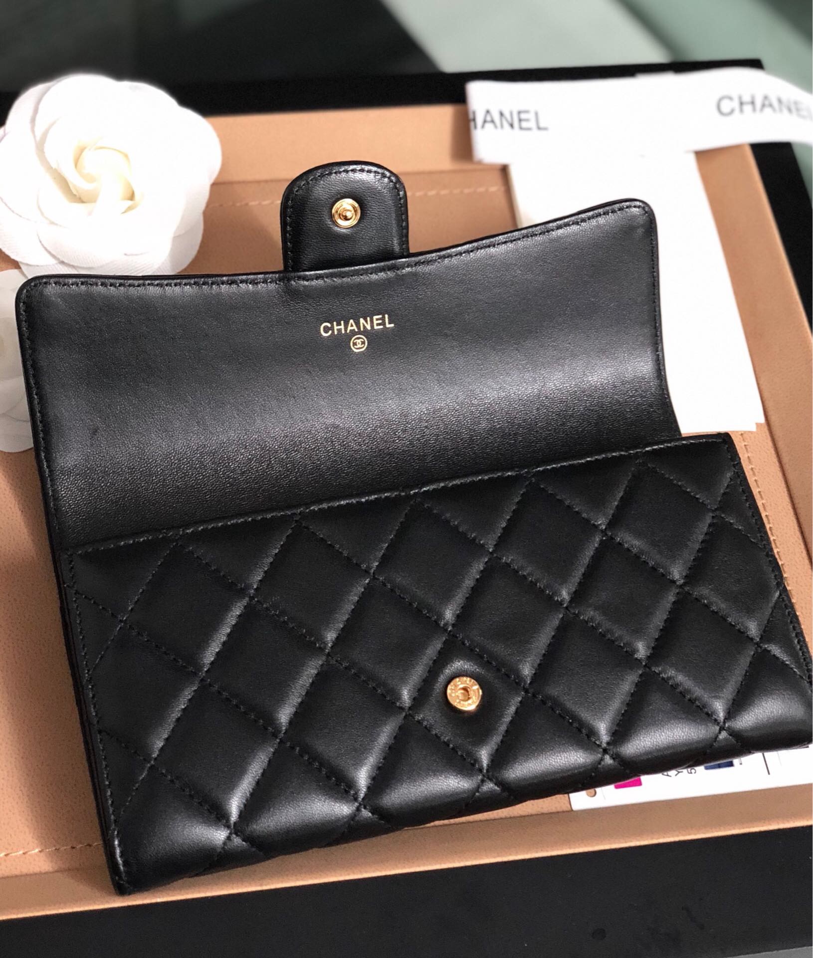 Classic long flap wallet, Chanel Wallet