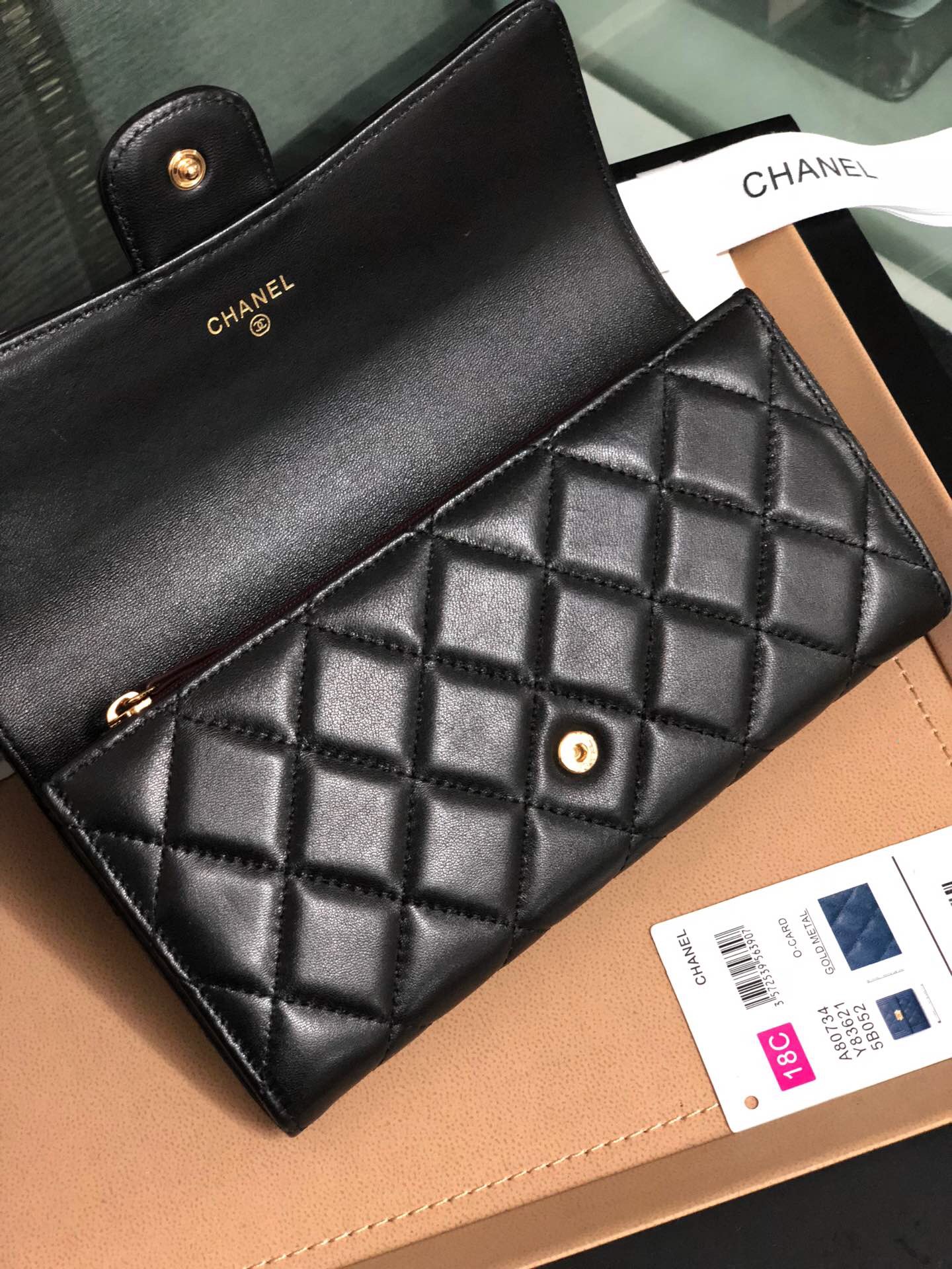 Classic long flap wallet, Chanel Wallet