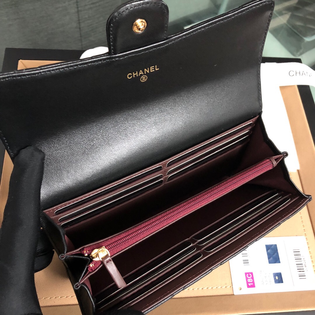Classic long flap wallet, Chanel Wallet