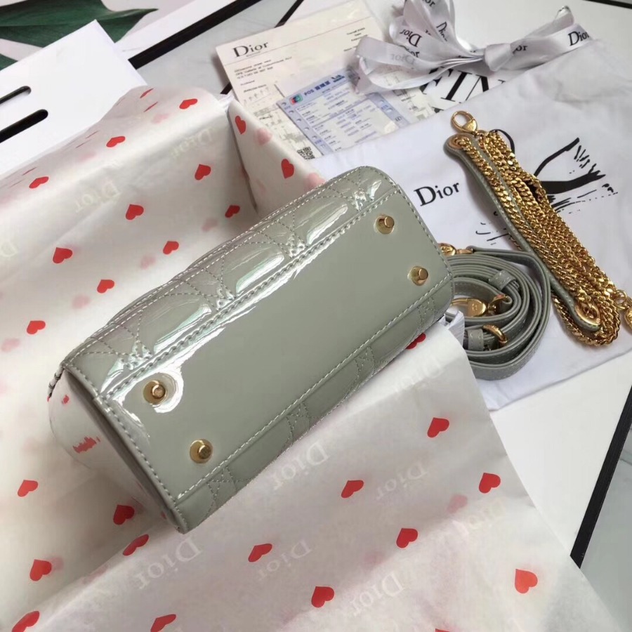 MINI LADY DIOR CALFSKIN BAG, Strap long about 120cm, Christian Dior CD Handbags