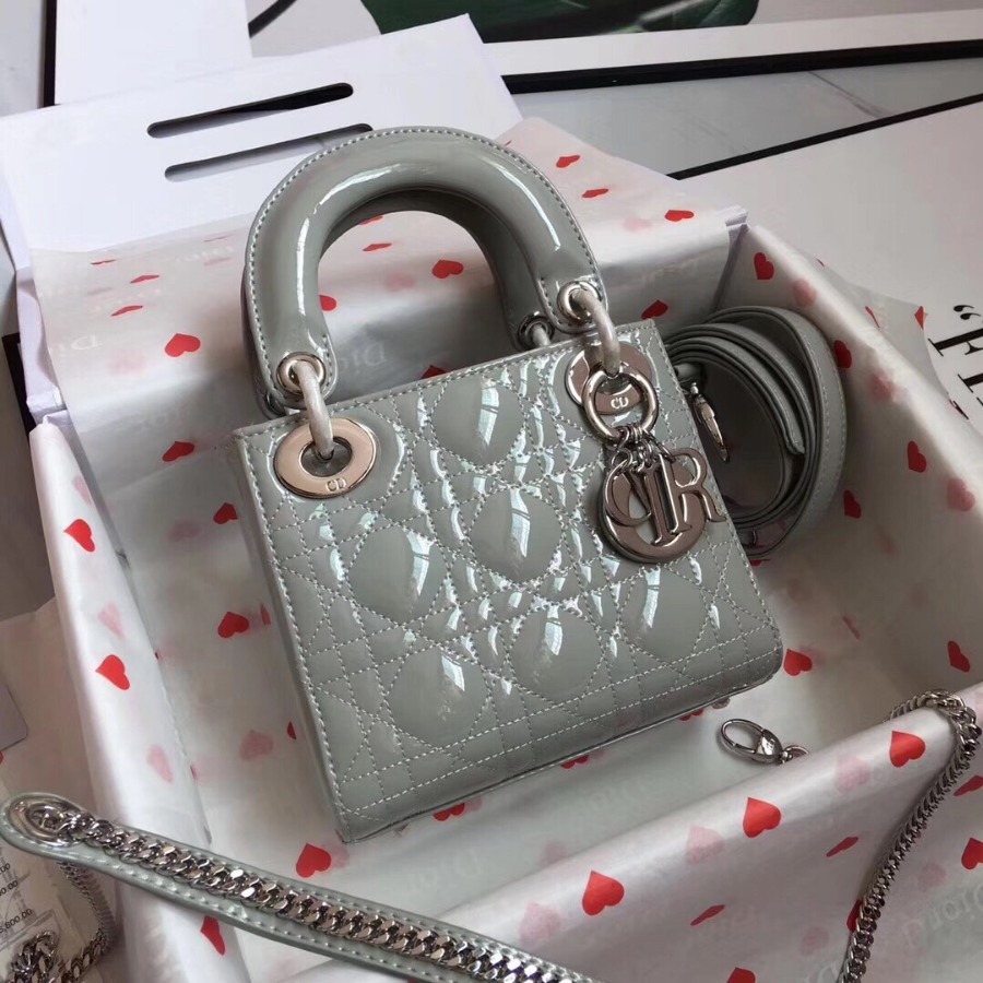MINI LADY DIOR CALFSKIN BAG, Strap long about 120cm, Christian Dior CD Handbags