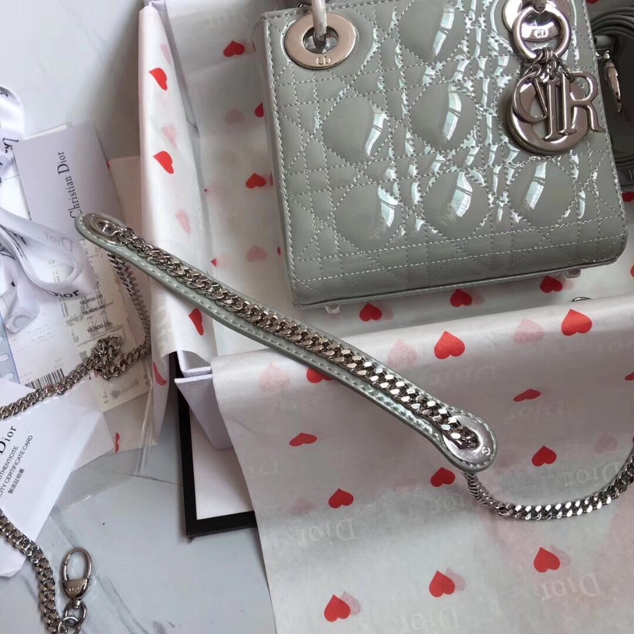 MINI LADY DIOR CALFSKIN BAG, Strap long about 120cm, Christian Dior CD Handbags