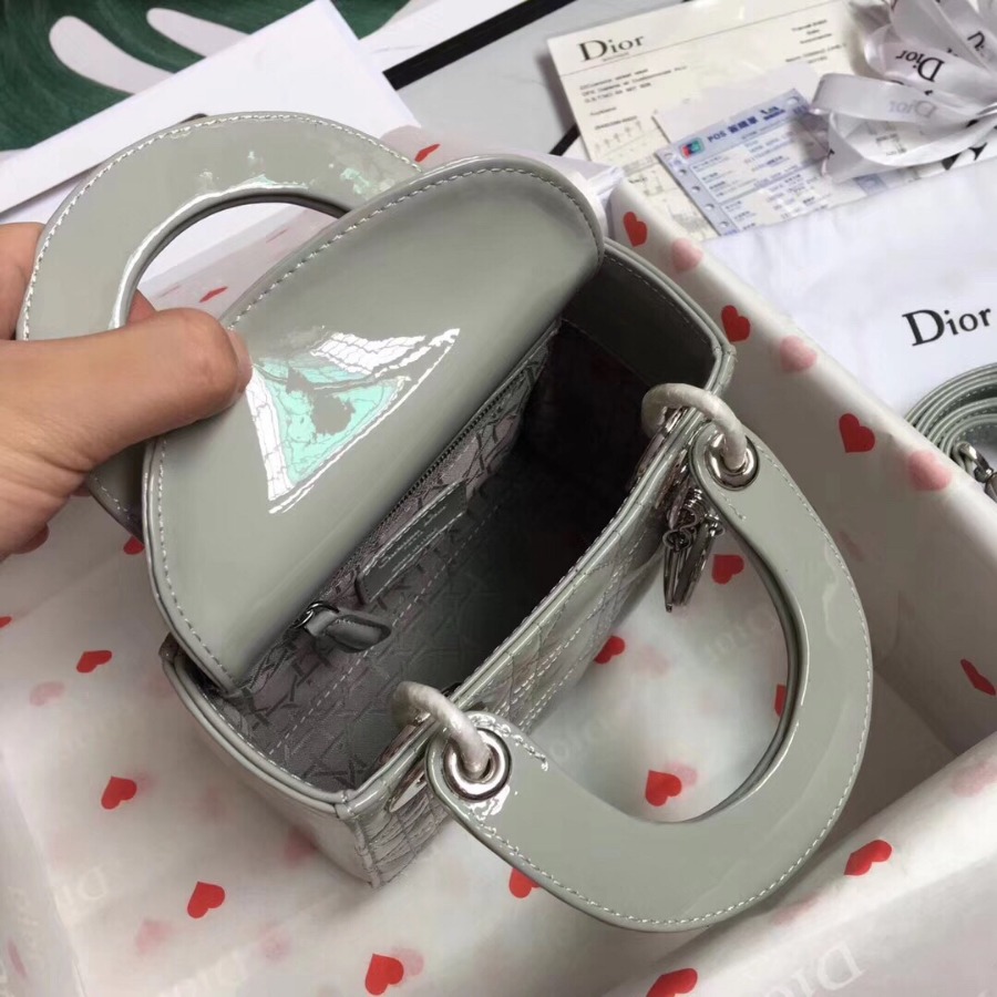 MINI LADY DIOR CALFSKIN BAG, Strap long about 120cm, Christian Dior CD Handbags