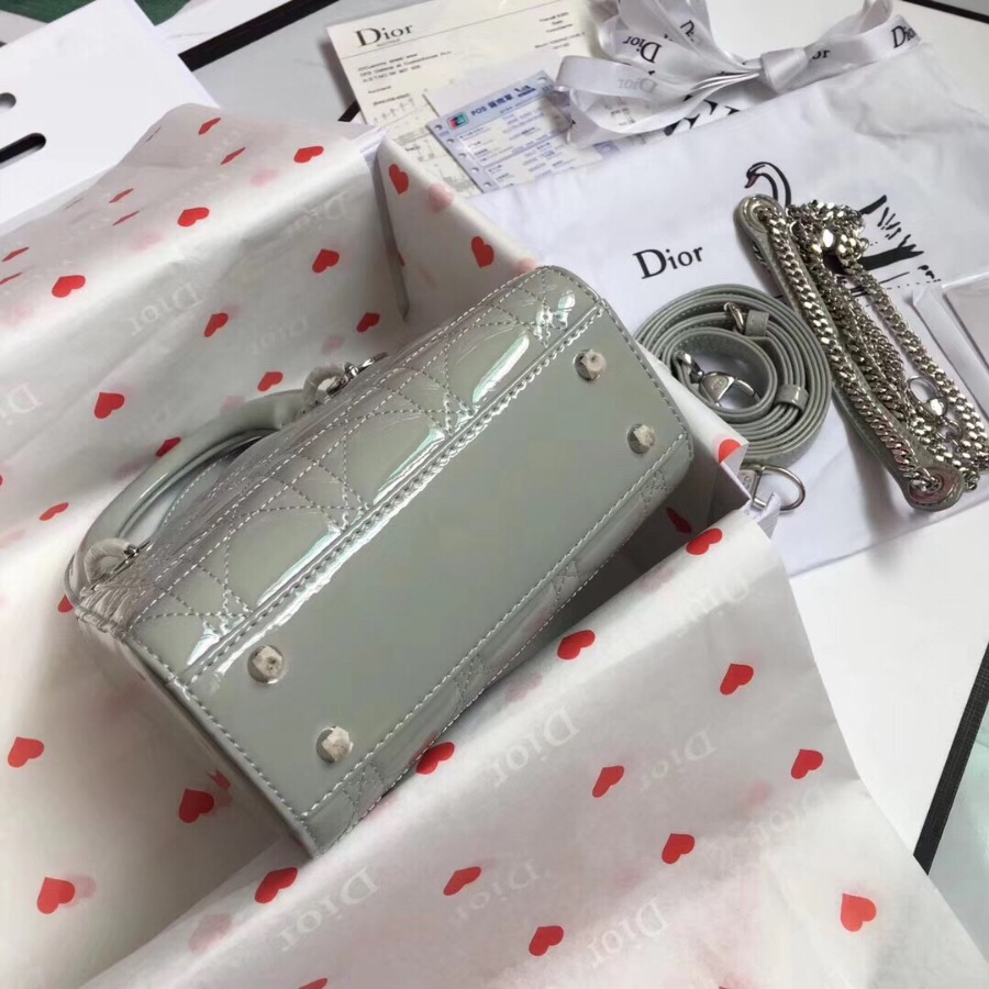MINI LADY DIOR CALFSKIN BAG, Strap long about 120cm, Christian Dior CD Handbags