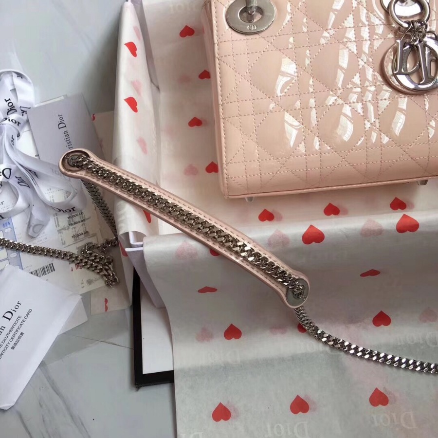 MINI LADY DIOR CALFSKIN BAG, Strap long about 120cm, Christian Dior CD Handbags