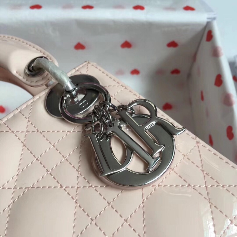 MINI LADY DIOR CALFSKIN BAG, Strap long about 120cm, Christian Dior CD Handbags