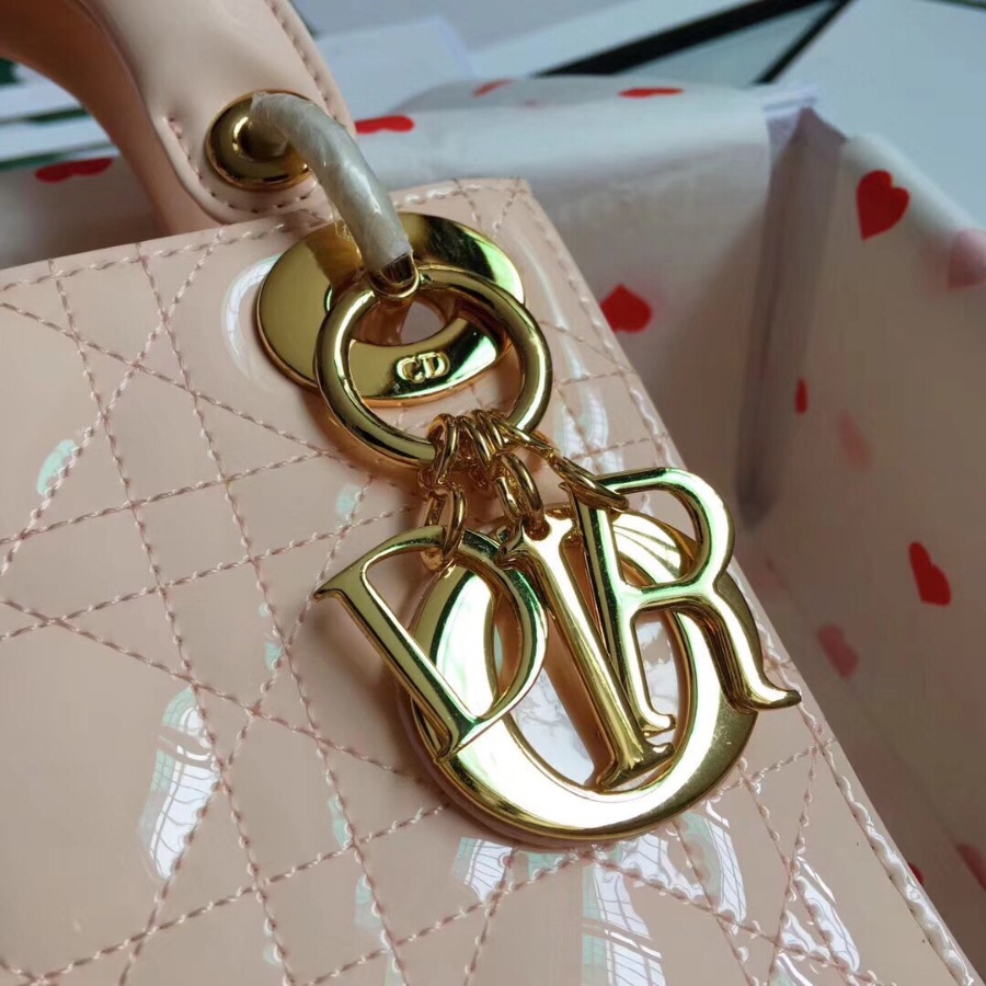 MINI LADY DIOR CALFSKIN BAG, Strap long about 120cm, Christian Dior CD Handbags