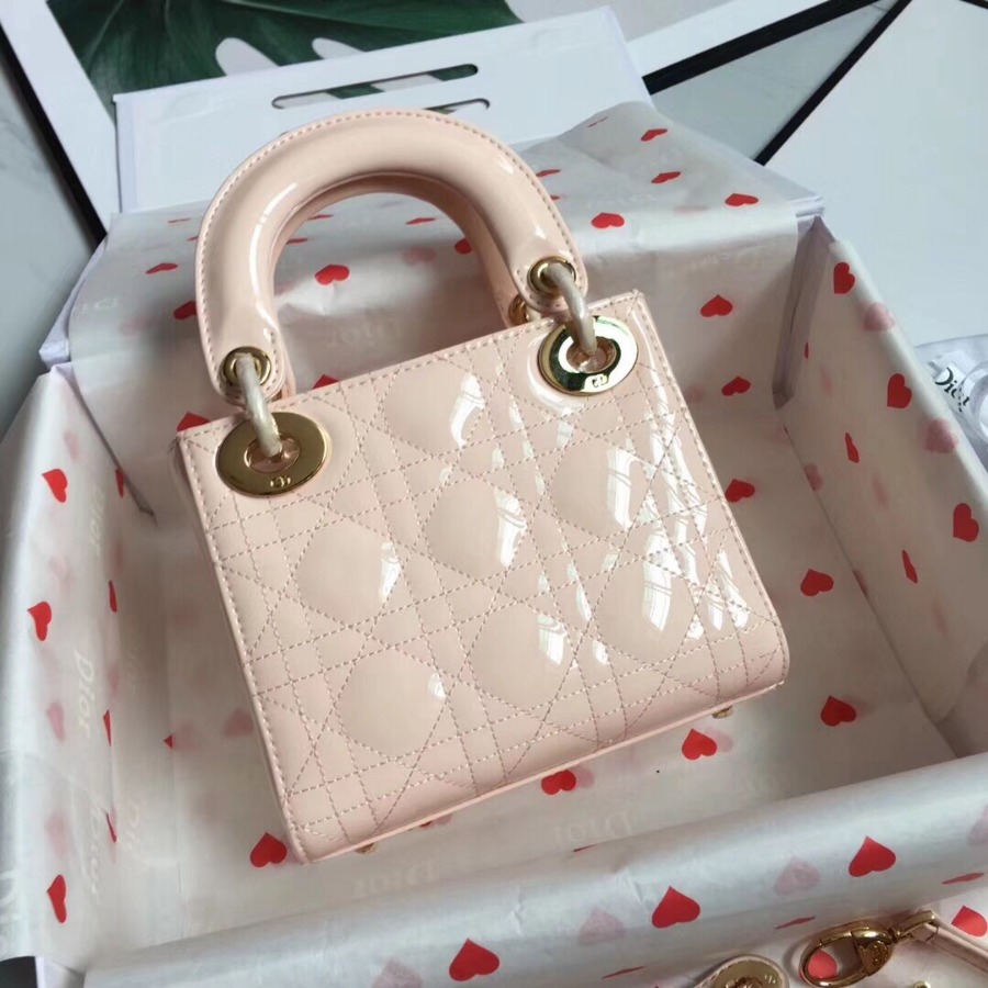 MINI LADY DIOR CALFSKIN BAG, Strap long about 120cm, Christian Dior CD Handbags