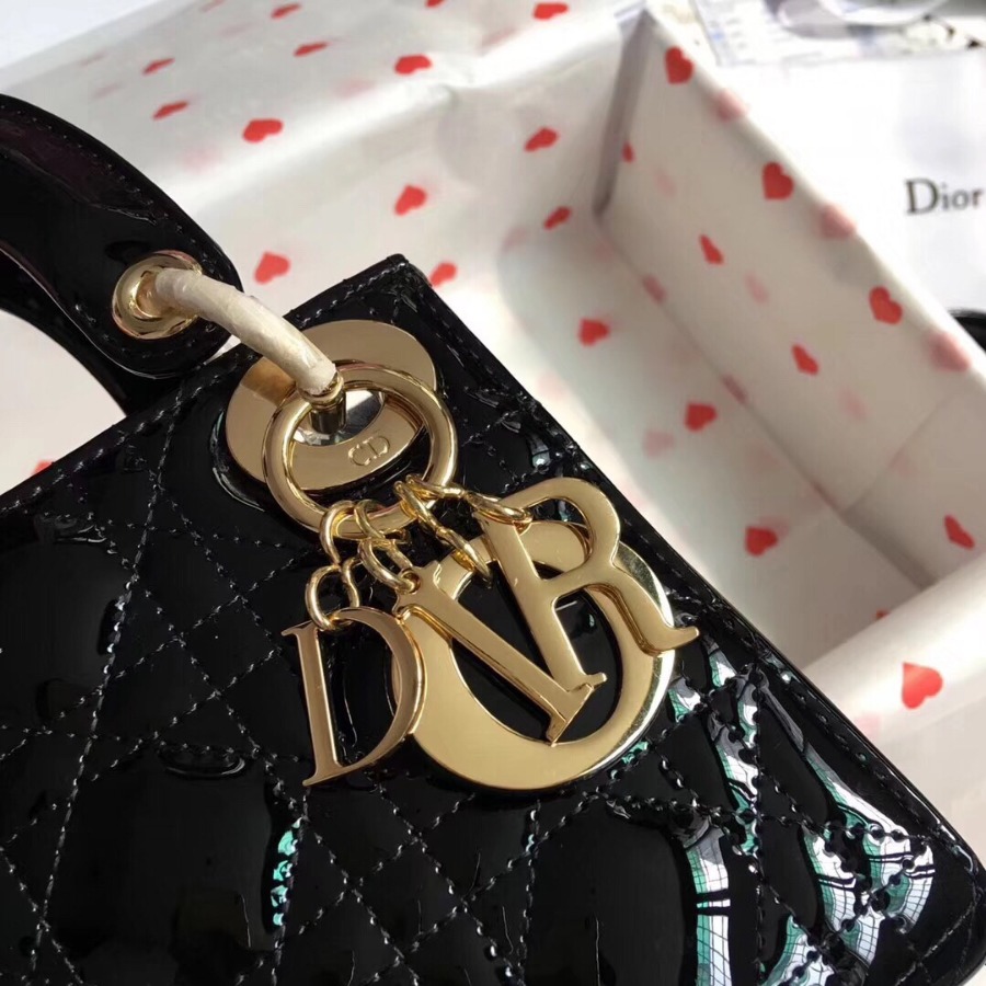 MINI LADY DIOR CALFSKIN BAG, Strap long about 120cm, Christian Dior CD Handbags