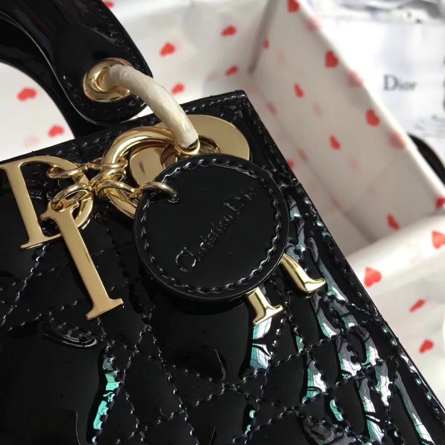 MINI LADY DIOR CALFSKIN BAG, Strap long about 120cm, Christian Dior CD Handbags