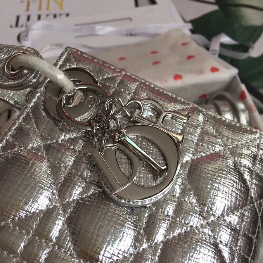 MINI LADY DIOR LAMBSKIN BAG, Strap long about 120cm, Christian Dior CD Handbags
