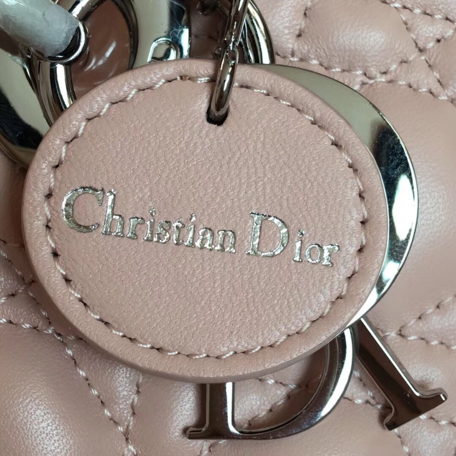 MINI LADY DIOR LAMBSKIN BAG, Strap long about 120cm, Christian Dior CD Handbags