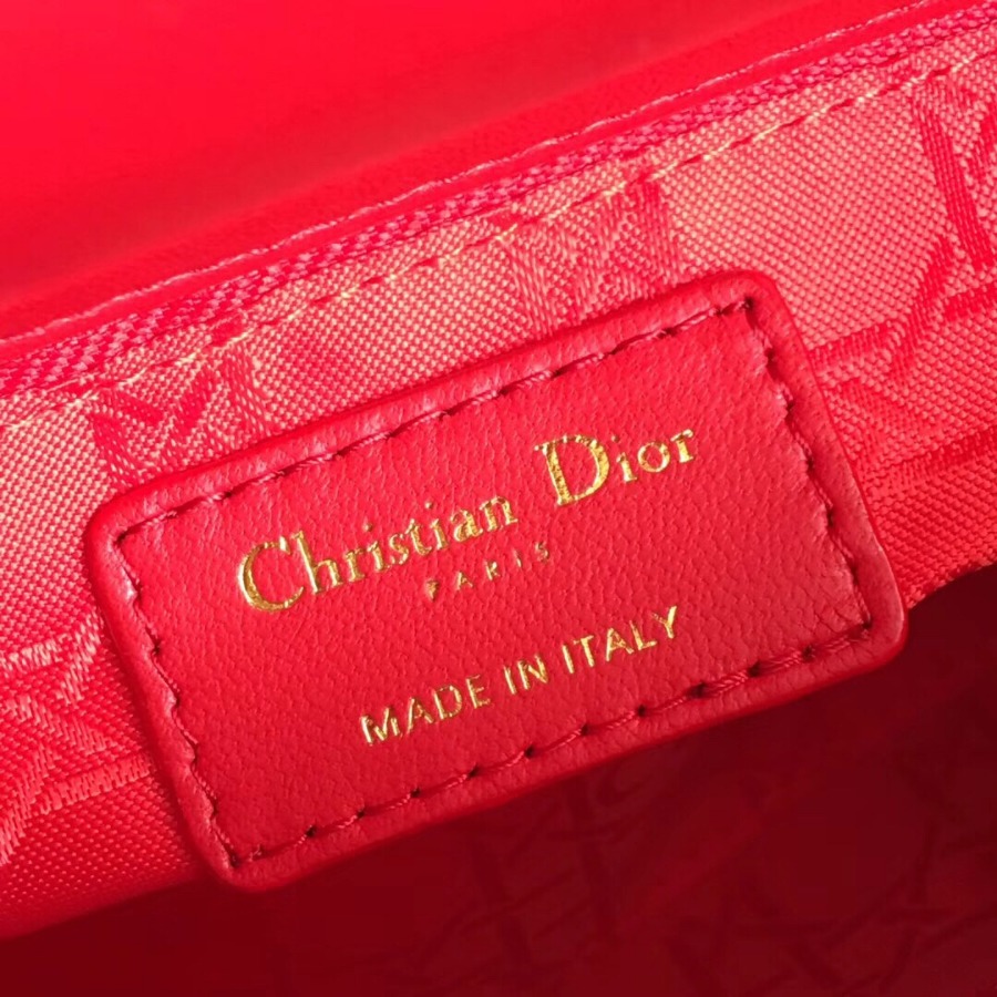 MINI LADY DIOR LAMBSKIN BAG, Strap long about 120cm, Christian Dior CD Handbags