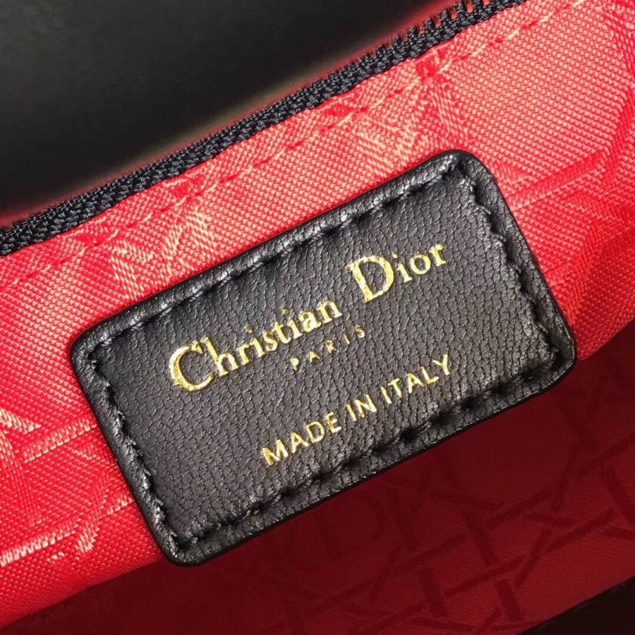 MINI LADY DIOR LAMBSKIN BAG, Strap long about 120cm, Christian Dior CD Handbags