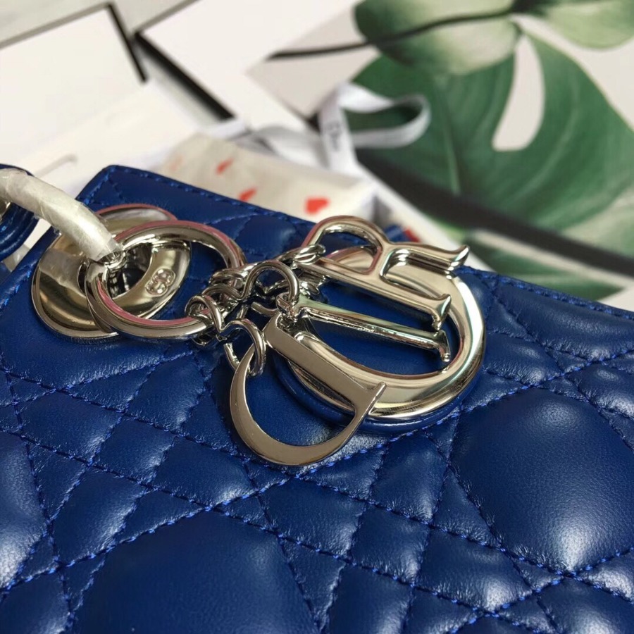 MINI LADY DIOR LAMBSKIN BAG, Strap long about 120cm, Christian Dior CD Handbags