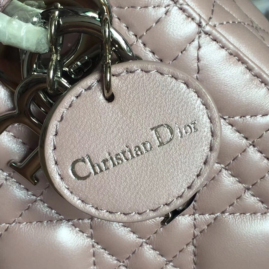 MINI LADY DIOR LAMBSKIN BAG, Strap long about 120cm, Christian Dior CD Handbags